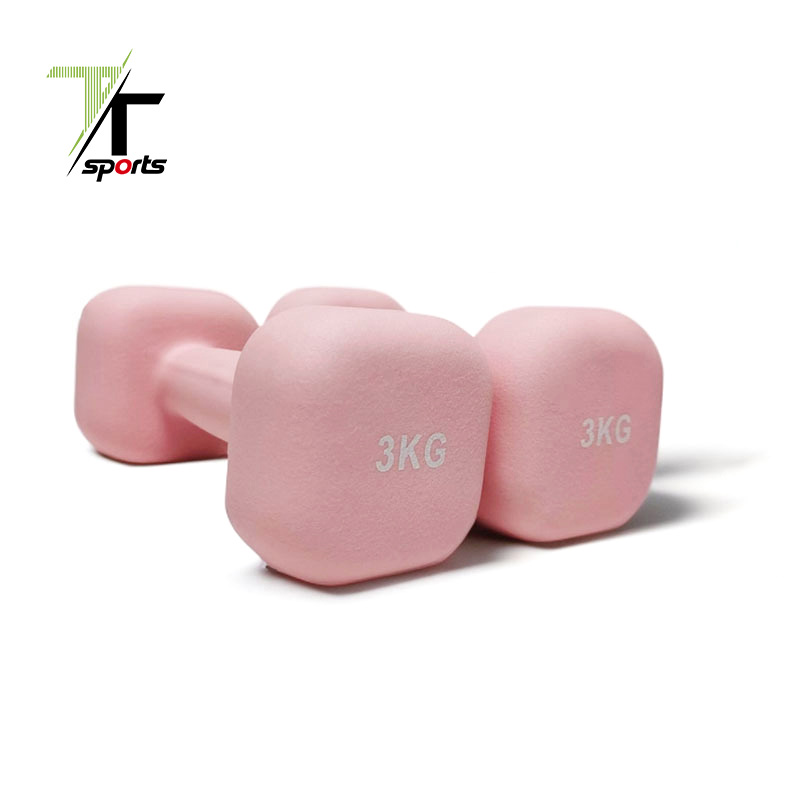 Cast Iron Neoprene Dipped Dumbbells