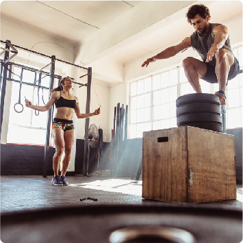 Entraînement cardio et exercices de fitness