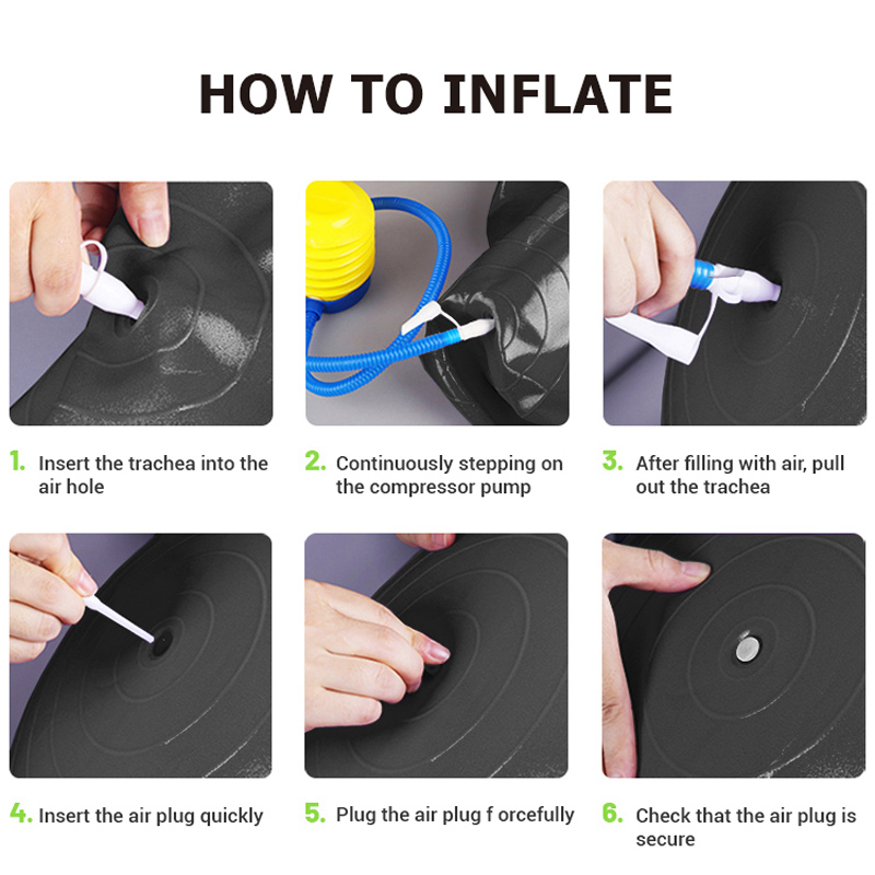 Anti-burst Yoga ball