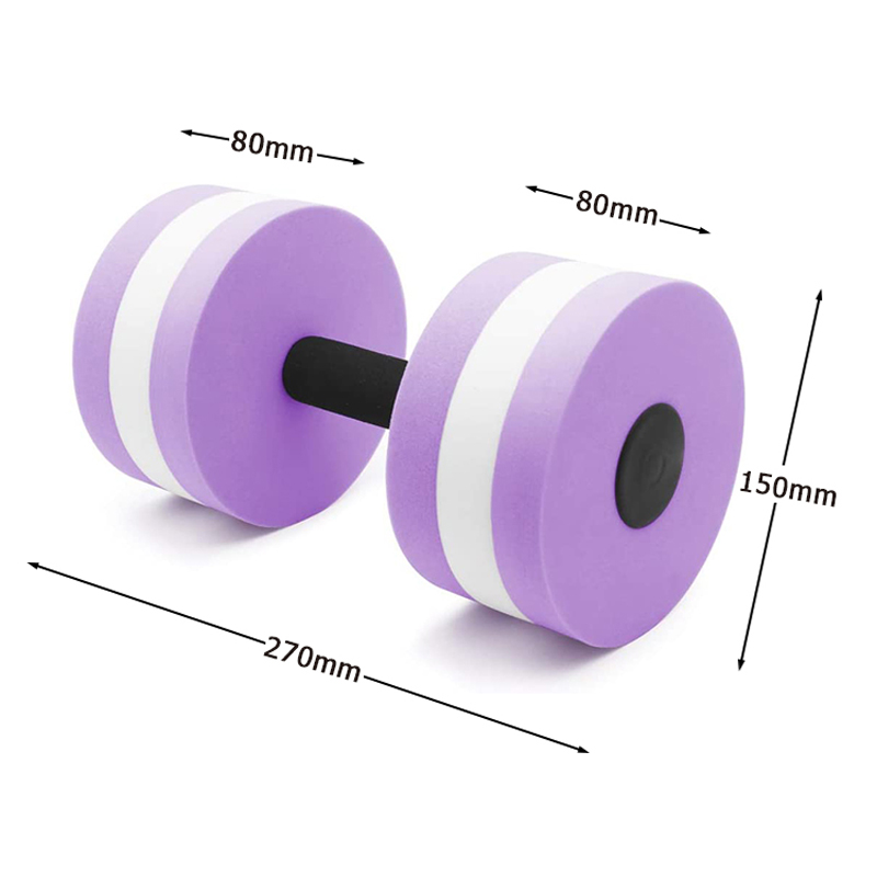 Triangular Aquatic Exercise Dumbell Set of 2