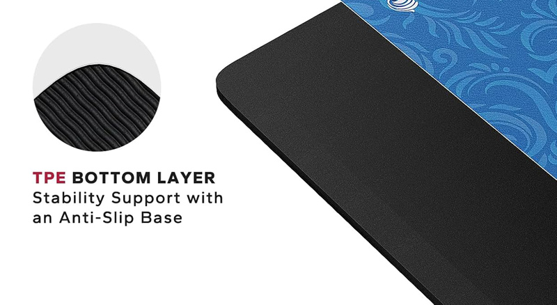 Custom Pattern Premium Suede TPE Yoga Mat